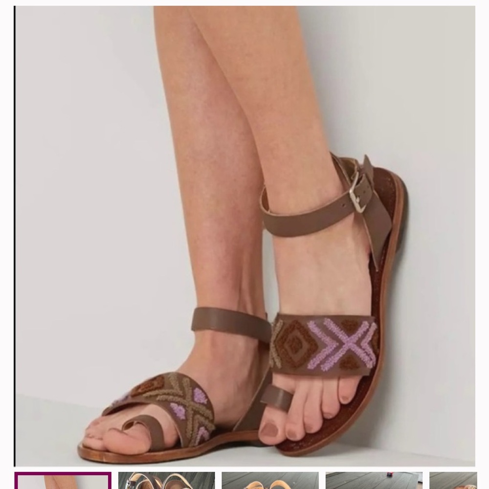 Free People Torrence Sandal in
Mauve size 39